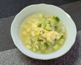 中華風♡ズッキーニの煮込まないスープ作り方5写真