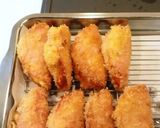ポテトサラダをハムで包んで揚げました作り方7写真