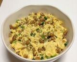 納豆と卵のあんかけオムレツ作り方3写真