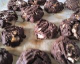 超簡単❤チョコの山クッキー≪バター不要≫作り方5写真
