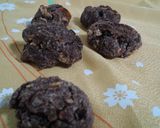 超簡単❤チョコの山クッキー≪バター不要≫作り方7写真
