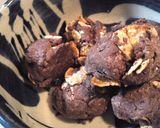 超簡単❤チョコの山クッキー≪バター不要≫作り方8写真