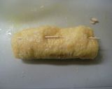 油揚げで♪鶏挽肉まきまき～♡作り方5写真