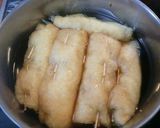 油揚げで♪鶏挽肉まきまき～♡作り方6写真