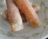 ∮餃子の皮でカリッと♬♪ソーセージ揚げ∮作り方3写真