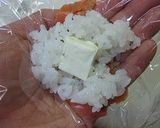 スモークサーモンのチーズイン手まり寿司作り方2写真