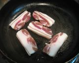 キャベツのペペロンチーノとパンチェッタ作り方4写真