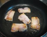 キャベツのペペロンチーノとパンチェッタ作り方5写真