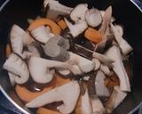 バレンタイン、にんじんとつくねのハートで作り方3写真