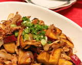 さつまいもと舞茸の豚肉中華炒め作り方6写真