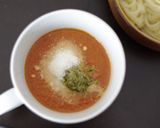 べジスープ♪濃厚トマトつけ麺作り方5写真