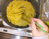 ワンパン 明太クリームパスタ作り方2写真