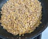 鶏そぼろとたけのこの丼作り方4写真