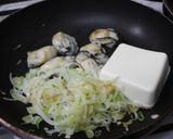 牡蠣とねぎのグラタン風作り方6写真