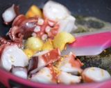 ✿タコとニンニクのバジル炒め✿作り方5写真