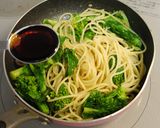 ランチに♪　菜の花の春色パスタ♡作り方5写真