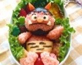 ＊節分キャラ弁＊ 赤鬼くん作り方7写真