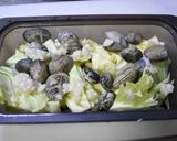 塩麹を使ったアサリとキャベツの酒蒸し作り方2写真