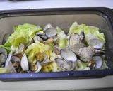塩麹を使ったアサリとキャベツの酒蒸し作り方3写真