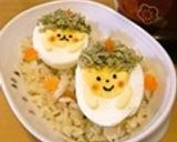 キャラ弁❤節分に✿茹で卵de黄鬼くん✿作り方9写真