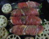 きのことチーズの♪豚肉のロールソテー作り方5写真
