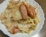 玉ねぎとキャベツのごまみそいため作り方5写真