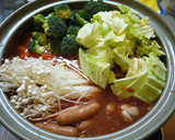 とろ～りチーズたっぷり簡単♪*トマト鍋*作り方4写真