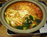 とろ～りチーズたっぷり簡単♪*トマト鍋*作り方5写真