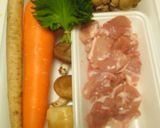 鶏とごぼうの炊き込みご飯!作り方1写真