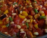 カナッペ ：たことお豆の塩麹とまと煮込み作り方4写真