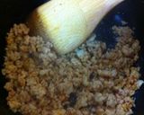 里芋と鶏ひき肉のピリ辛煮作り方3写真