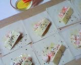 エビとチーズのラビオリ風おつまみ作り方6写真