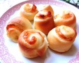 ひとくち✿くるくるマヨチーズパン♡作り方5写真