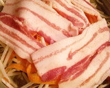 簡単♪土鍋de豚バラともやしの蒸し焼き作り方3写真