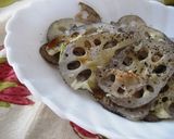 焼きレンコンのチーズ和え作り方4写真