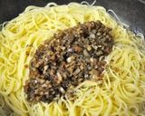 アンチョビ、にんにく、バジルのパスタ作り方6写真