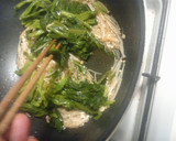ほうれん草とエノキのおひたし　麺つゆ風味作り方2写真