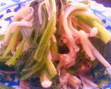 ほうれん草とエノキのおひたし　麺つゆ風味作り方3写真