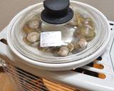 はまぐりとルッコラの酒蒸しオリーブオイル作り方3写真