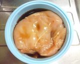 レンジで鶏胸肉のチャーシュー風*゜作り方5写真