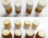 ひとくち竹輪のチーズイン磯辺揚げ作り方4写真