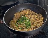 キーマカレーの残りでカレー炒飯作り方5写真