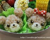 キャラ弁☆ユニベア　モカ＆プリン♪作り方8写真