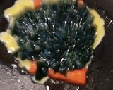 わかめとカニかまぼこのたまごとじ作り方3写真