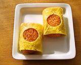 キャラ弁❤節分にオムライスno赤鬼くん作り方2写真