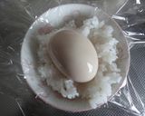 ✿とろ～り。半熟たまごのおにぎり✿作り方2写真