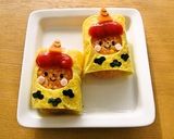 キャラ弁❤節分にオムライスno赤鬼くん作り方5写真