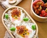 キャラ弁❤節分にオムライスno赤鬼くん作り方7写真