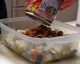 茄子とミックスビーンズのチリコンカン風作り方3写真