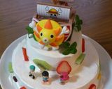 ハッピー♡ハッピー♡ウエディングケーキ♪作り方8写真